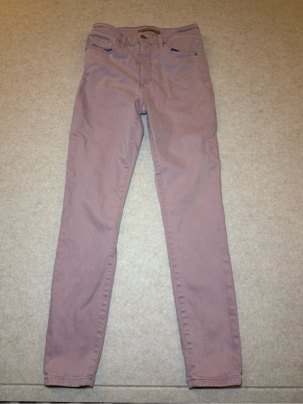 Joe's Jeans Mauve Pink Skinny Straight Leg Jeans Size 27